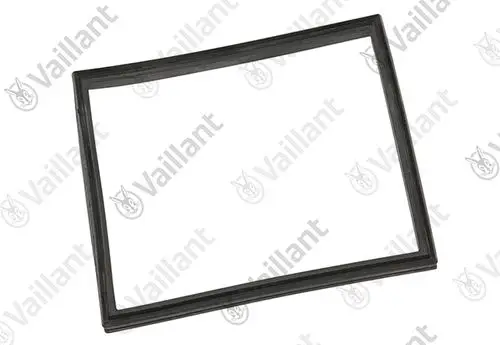 Dichtung von Vaillant aus EPDM-Material in rechteckiger Form, geeignet für den Einsatz in Heizungs- oder Sanitärsystemen.